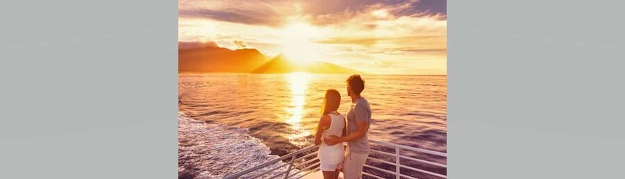 Rethymno: Luxury Sunset Cruise with Dinner and Drinks - The Panormo swimming stop at about 6:00 p.m.