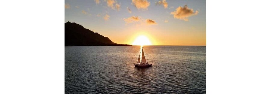 Rethymno: Luxury Sunset Cruise with Dinner and Drinks - The catamaran, seating, and onboard mood