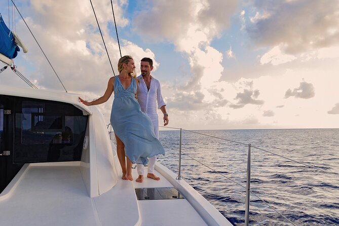 Riviera Maya Luxury Sunset Sailing plus Light Dinner and Open Bar - A romantic evening, with some limits