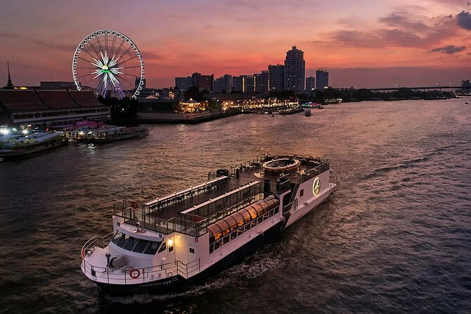 Saffron Luxury Dinner Cruise: A Journey on the River of Kings - Cruising past ICONSIAM and the Guan Yu Shrine