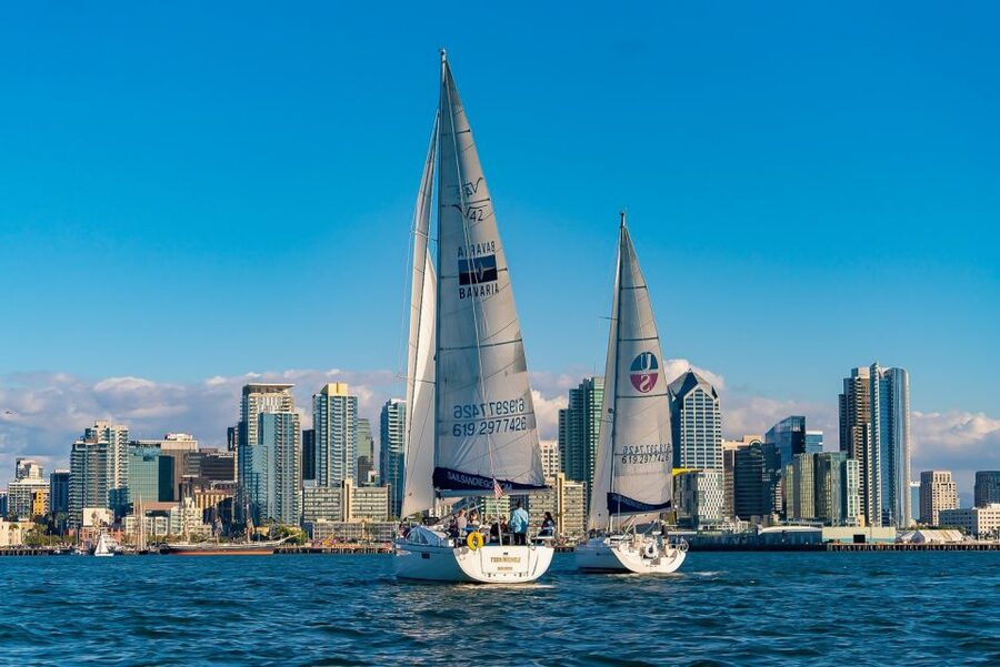 San Diego: Relax on a Morning, Day or Sunset Luxury Sail - Downtown San Diego Looks Better From the Bay