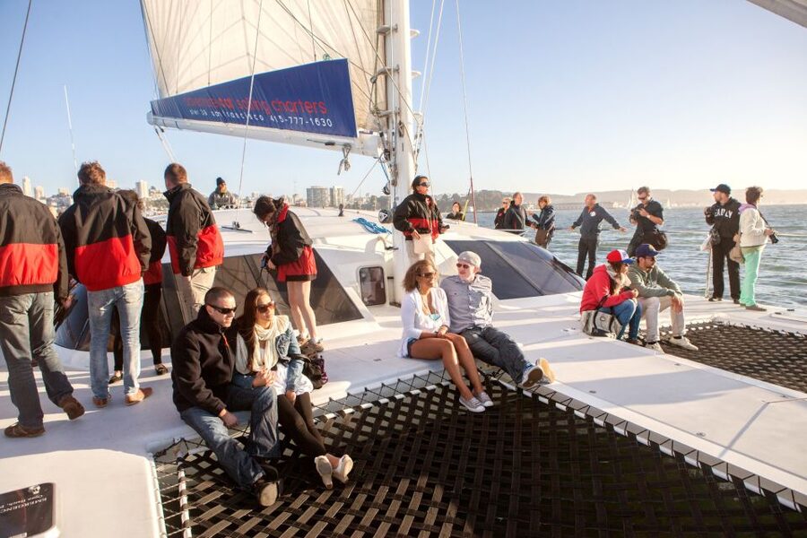 San Francisco Bay Sunset Cruise by Luxury Catamaran - Sunset, skyline, and the changing light