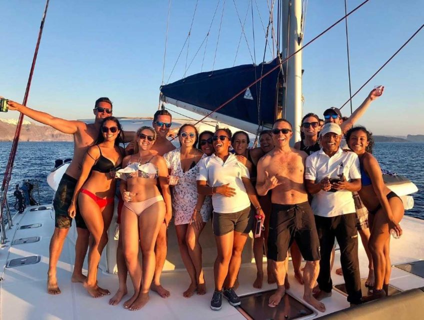 Santorini: Luxury Caldera Cruise with Full Greek Meal - Sunset sailing: beautiful, but weather matters