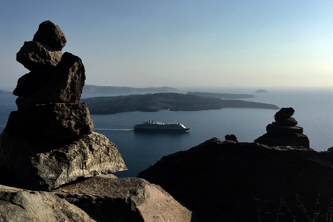 Santorini Luxury Custom Private Tour with Local guide - Oia: white villages, blue domes, and a crowded path