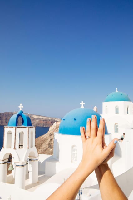 Santorini Proposal: A Luxury Photoshoot for Your Yes! Moment - Who will enjoy this most?