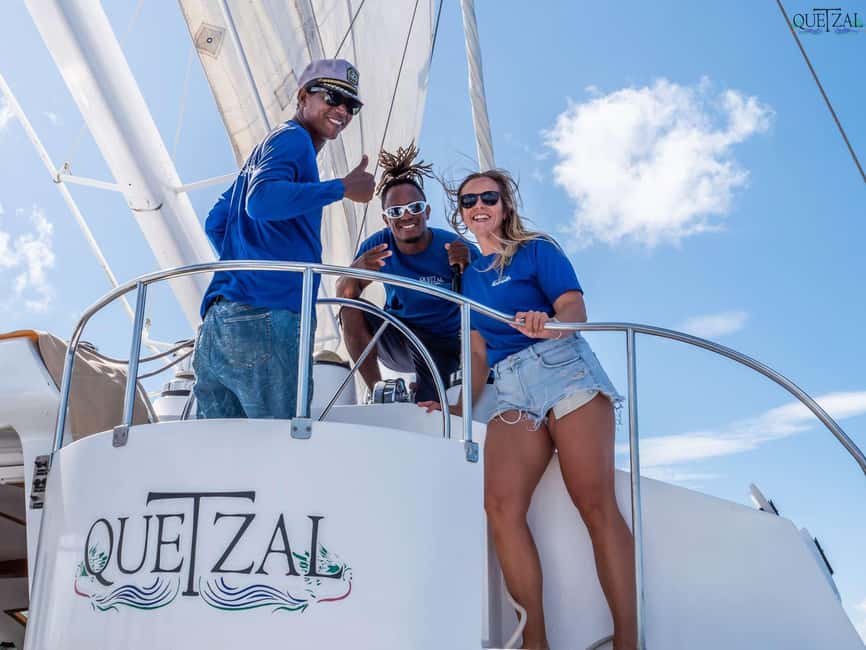 Saona island - Small group tour - Luxury catamaran - Las Palmillas, starfish, and calm Caribbean water