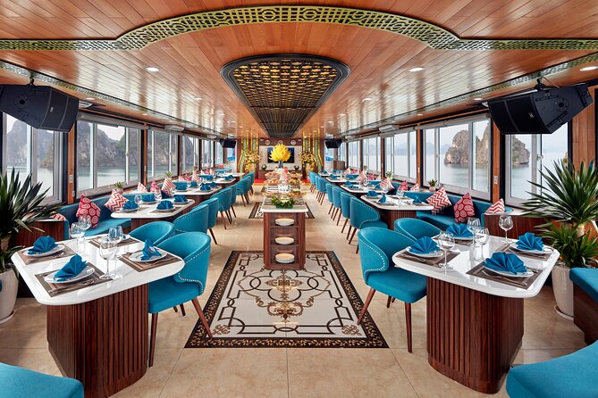 Sea Lion Luxury 5-Star Halong Day Cruise,Buffet Lunch,Shuttle Bus - Titop Island and the climb to the viewpoint