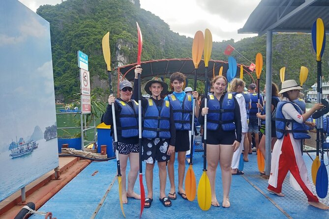Sea Lion Luxury 5-Star Halong Day Cruise,Buffet Lunch,Shuttle Bus - The sunset party and the long ride home
