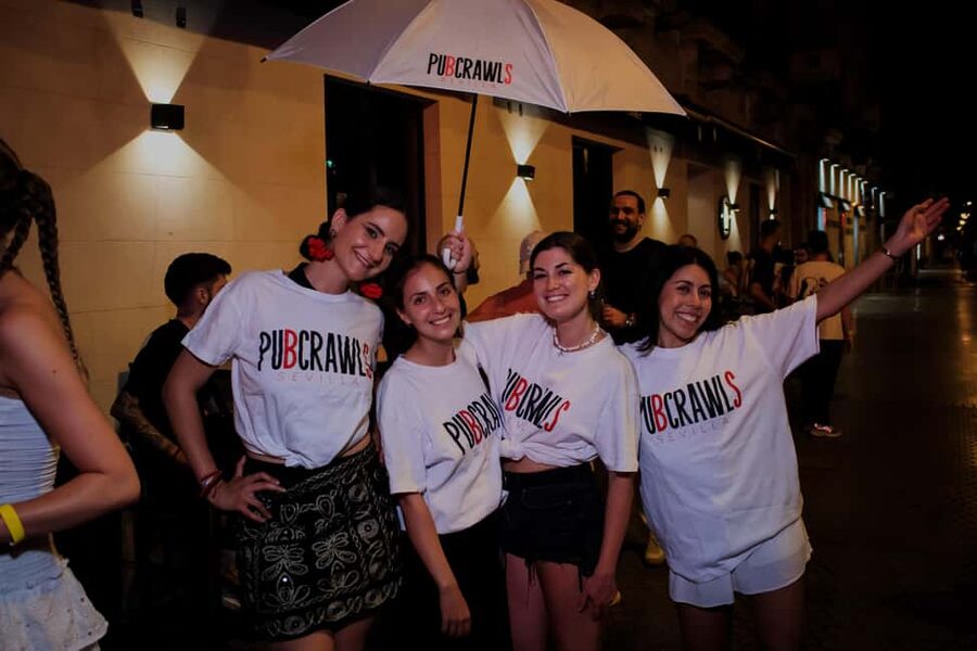 Seville: 3 Bars Pub Crawl + VIP Club Entrance & 3 Free Shots - What the $17 price really covers