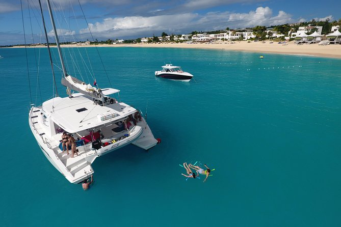 St Maarten Luxury Catamaran Full-Day Group Charter - Boarding at Bobby’s Marina in Philipsburg
