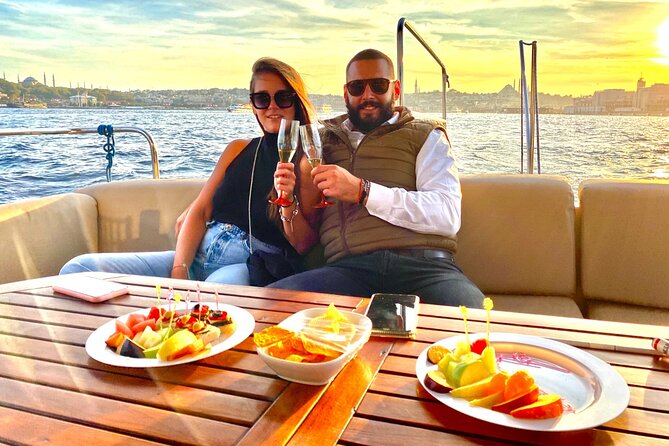 Sunset or Daytime Istanbul Guided Luxury Yacht Cruise with Snacks - What to expect on the luxury yacht