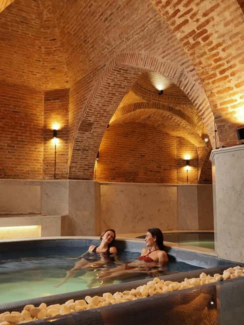 Tbilisi: Luxury Sulfur Bath Ritual with Pickup & Wine - What happens from pickup to the bathhouse
