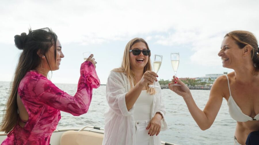 Tenerife: 2, 3 & 4 Hour Private Luxury Motorboat Charter - When the Atlantic gets rough