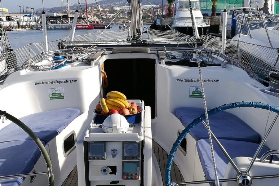 Tenerife: Luxury Private Whale & Dolphin Watching Tour - Leaving Puerto Colón on a private yacht