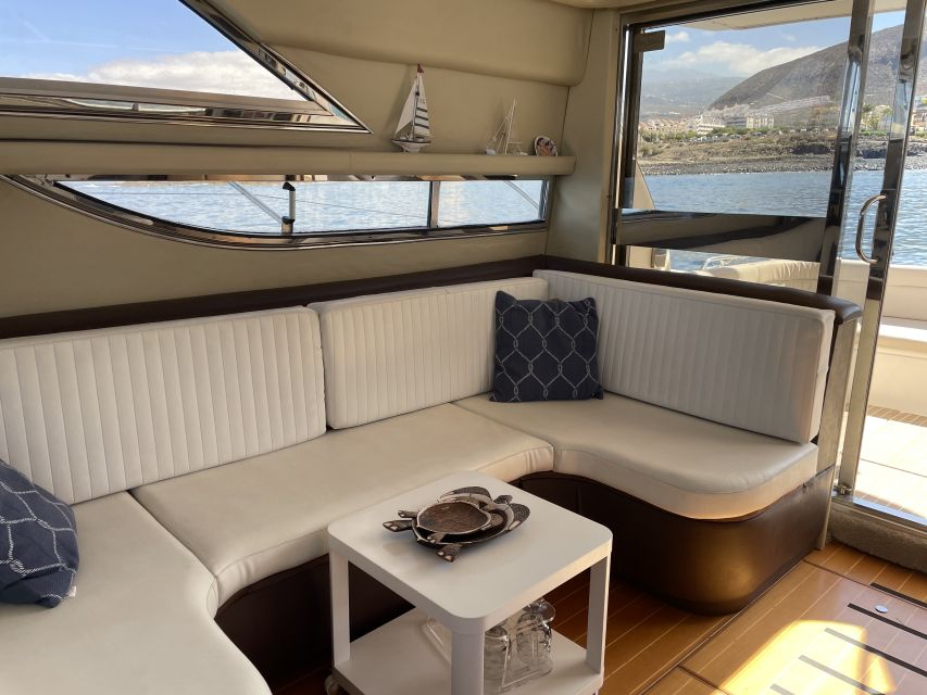Tenerife: Whales and Snorkeling Tour on a Luxury Yacht - Swimming and snorkeling in a quiet bay