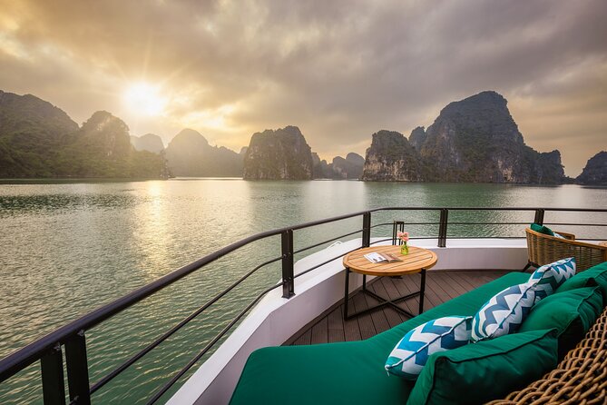 The Catamaran Luxury Day Cruise to Halong Bay from Hanoi(Best Selling) - Swimming, water slides, and the upper deck