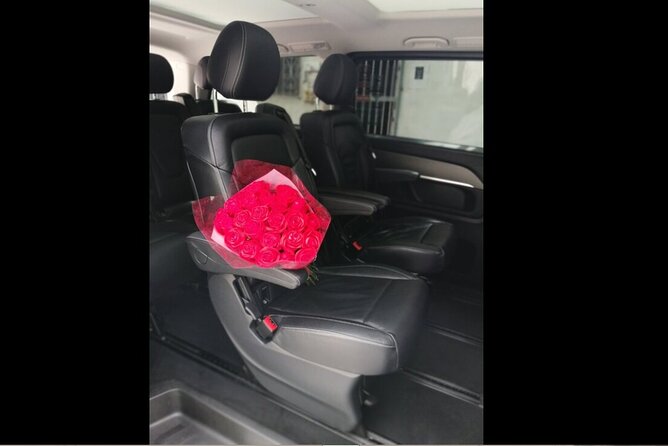 Transfer in Luxury Mercedes Benz Minivan - Wi-Fi, drinks, and other practical comforts