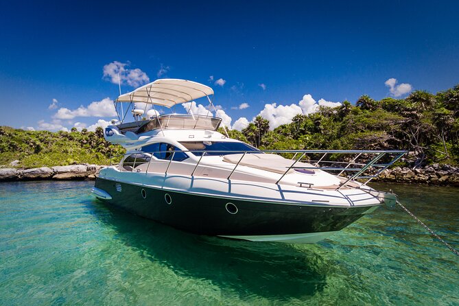 Tulum Luxury Escape – 4h All Inclusive on 43' Private Yacht - Snorkeling with supplied gear