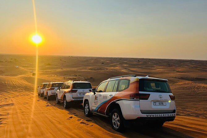 Ultimate Evening Desert Safari with Quad Biking & VIP Service - Sunset, sandboarding, and a short camel ride