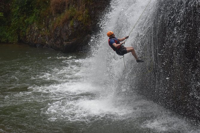 VIP Adventure Tour- Dalat Canyoning/Snapling/Rappeling - Water, swimming, and the Tyrolean Traverse
