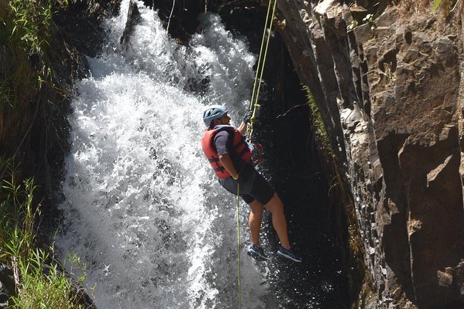 VIP Adventure Tour- Dalat Canyoning/Snapling/Rappeling - A 7-meter jump and the Washing Machine finish