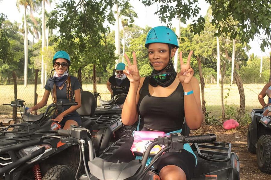 VIP DayPass | ATV's, Zip Lines, Horse Riding| Hotel & Cruise - Garden, animals, and the pool stop