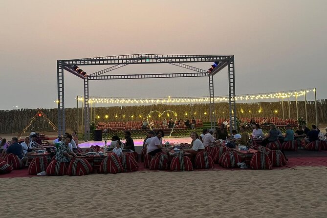VIP Desert Safari Abu Dhabi with Private Seating Area - Camel farm visit with a slower pace