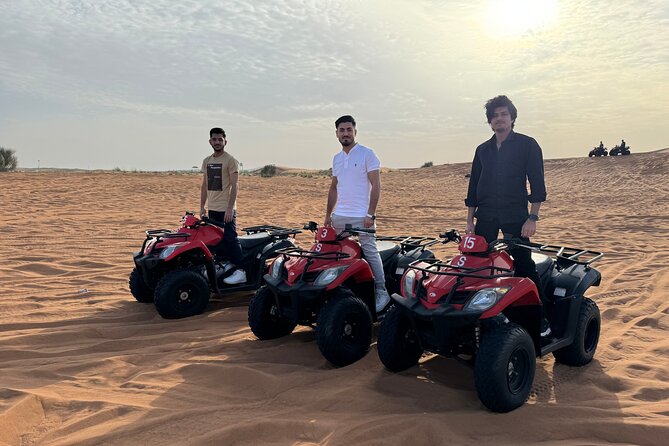 VIP Desert Safari, ATV, BBQ, Camel Ride, All Exclusive Services - ATV Riding on the Red Dunes