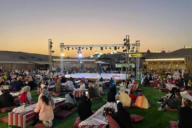 VIP Desert Safari Camel Ride Sand Boarding & BBQ Dinner - Sandboarding Without an Extra Charge