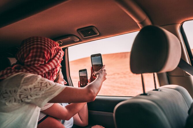 VIP Desert Safari Camel Ride Sand Boarding & BBQ Dinner - Tanoura, Belly Dancing, Khaliji Dance and Fire