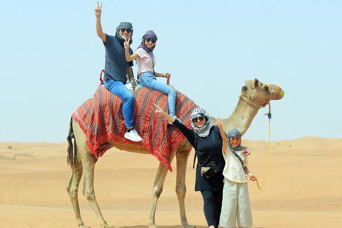 VIP Desert Safari Camel Ride Sand Boarding & BBQ Dinner - Getting From Dubai to the Red Dunes