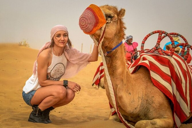 VIP Desert Safari Dubai with BBQ Dinner and Camel Riding - Camel riding: a brief taste, not a trek