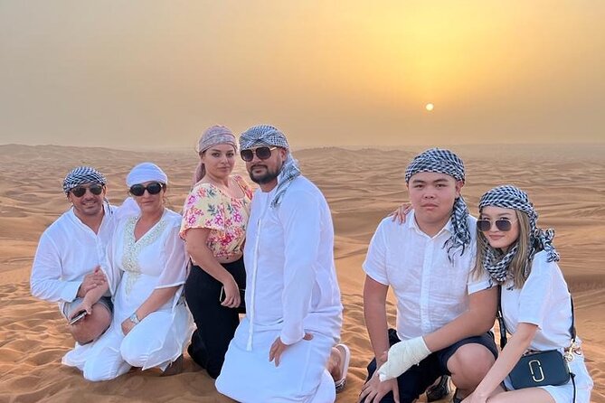 Vip Desert Safari Dubai with Camel Riding BBQ Dinner & Live Shows - Guides, vehicles, and the human factor