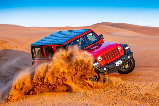 VIP Desert Safari Private & Front Area VIP Table Service - Dune bashing is the day’s biggest thrill