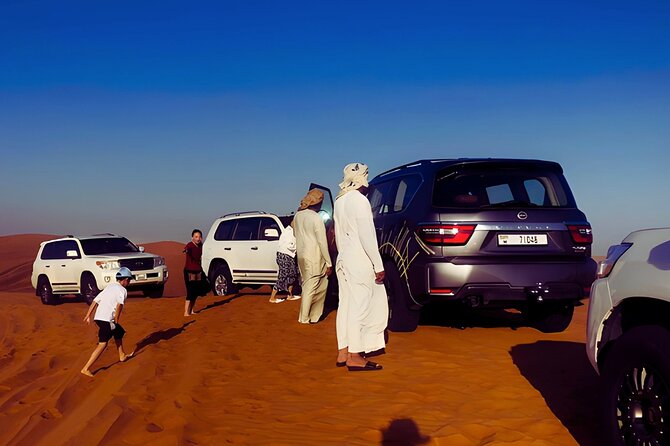 Vip Dubai Desert Safari with Camel Riding,BBQ Dinner - Lahbab’s red dunes and 30-minute dune bashing