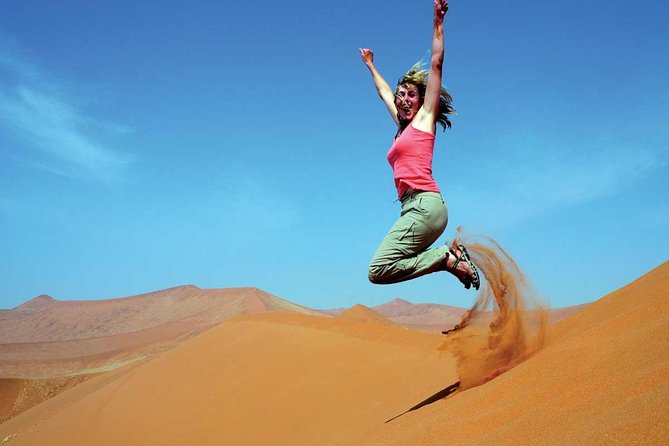 VIP Dubai Desert Safari with Dinner served at table and 3 live Shows - Sunset before the Bedouin-style camp