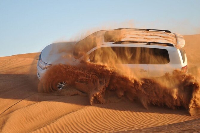 VIP Dubai Desert Safari with Quadbike,Sandboarding & BBQ dinner - Key points at a glance