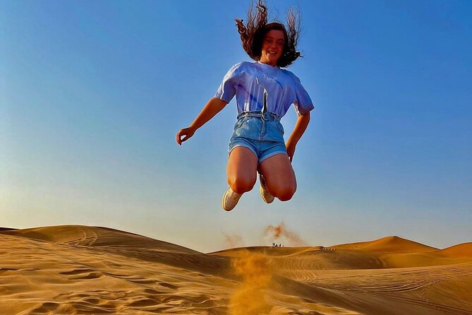 VIP Dubai Desert Safari with Quadbike,Sandboarding & BBQ dinner - The afternoon starts with a hotel pickup