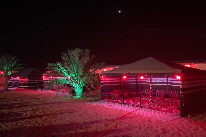 VIP Evening Desert Safari with Camel Ride & BBQ Dinner–Shared Car - Sandboarding offers a simple desert activity