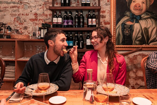 VIP Florence Dinner Tour: Truffle, Florentine Steak & Fine Wines - Wine through a centuries-old buchetta