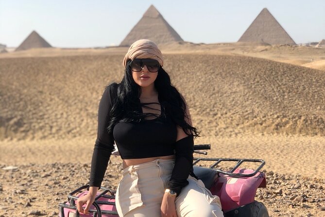 VIP Giza Pyramids,Sphinx,ATV bike,CamelRide,Shopping&DinnerCruise - Guides, drivers, and the value of private transport