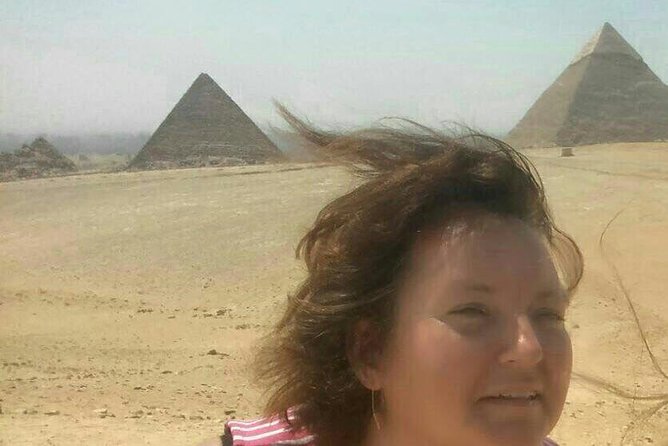 VIP Giza Pyramids,Sphinx, Camel ride, lunch & inside 3rd pyramid - Panorama Mountain and the Sphinx viewpoint