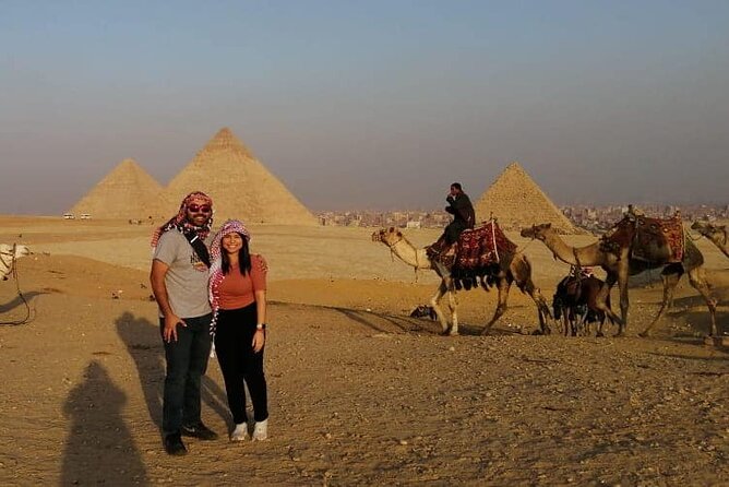 VIP Giza Pyramids,Sphinx, Camel ride, lunch & inside 3rd pyramid - The three pyramids and the smaller queens’ pyramids
