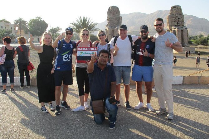 VIP Luxor Day Tour from Hurghada, Small group the top operator - Hatshepsut’s temple and the Colossi of Memnon
