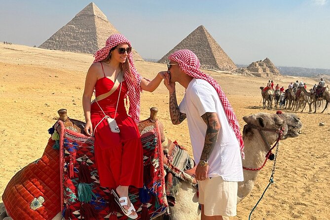 VIP Private Day Tour Giza Pyramids, Memphis and Sakkara Pyramids - Khufu, the Great Pyramid, and the oldest surviving wonder