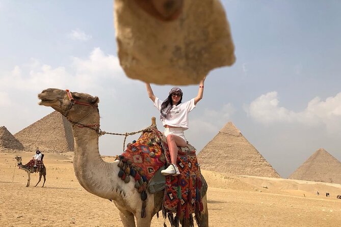 ViP Private Tour Giza Pyramids,Sphinx,camel ride , inside Pyramid - Egyptian lunch and what is actually included