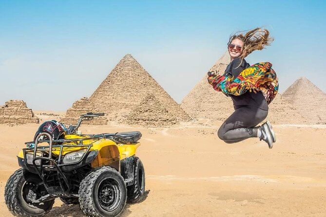 VIP Private Tour Giza Pyramids ,Sphinx , Quad Ride, Camel Ride - Reaching the Great Pyramid and Giza plateau