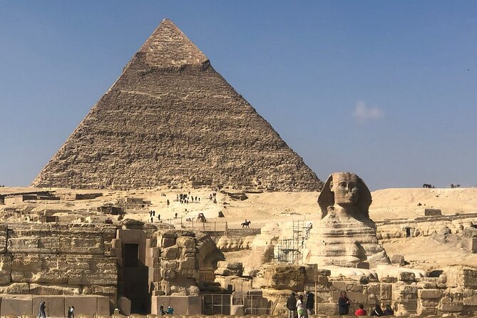 Vip Private Tour to Giza Pyramids, Sphinx includes Camel Ride - A camel ride with the pyramids behind you
