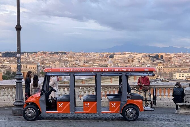 VIP Rome Golf Cart Food Tour with Eating Europe - Gianicolo Hill provides the scenic pause