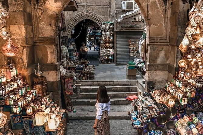 VIP Shopping Private Tour Papyrus Perfume Bazaars and Cotton - Silver and gold cartouches with time to compare